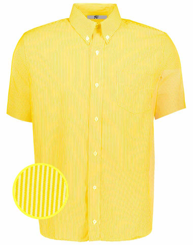 Camisa Mil Rayas Amarilla MC