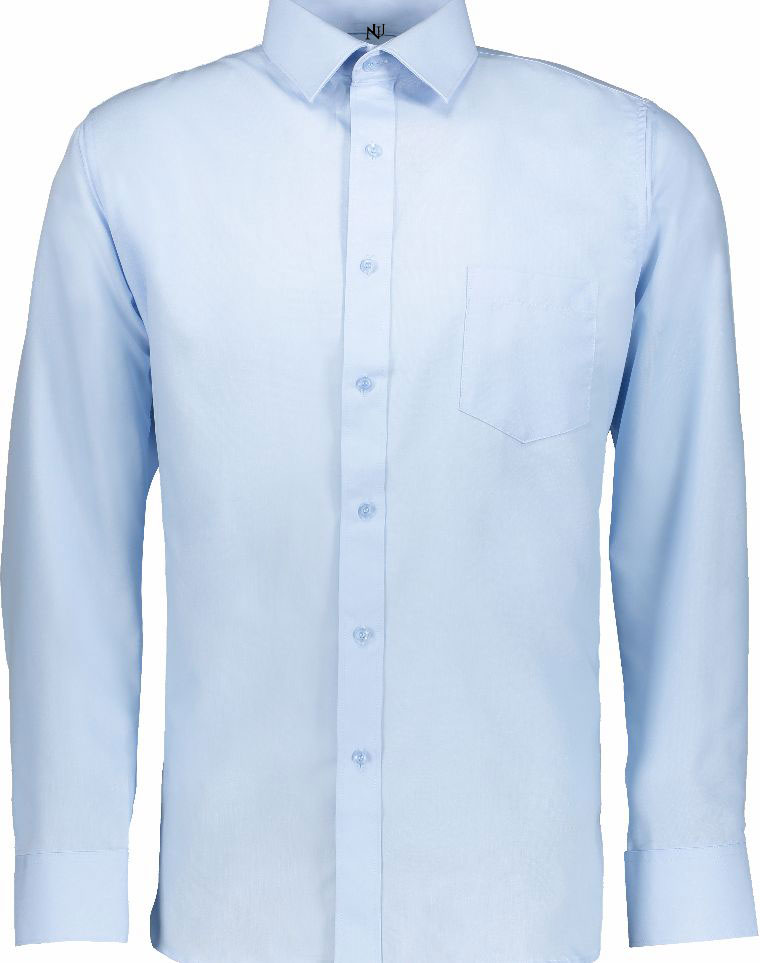 Camisa de Vestir Fina Azul Cielo ML